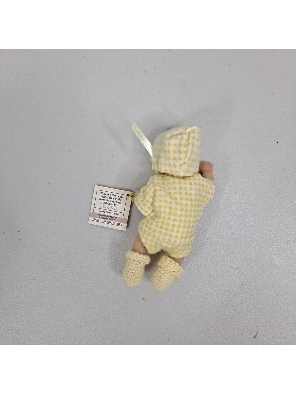 Ashton Drake Busy As A Bee Dorothy Steven Mini 4.5 Inch Vinyl Newborn Baby Doll